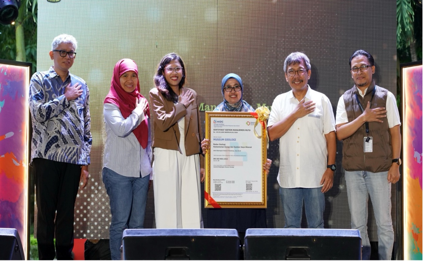Museum Geologi Raih Sertifikat ISO 9001:2015, Plt. Kepala Badan Geologi Tekankan Budaya Mutu Layanan Publik