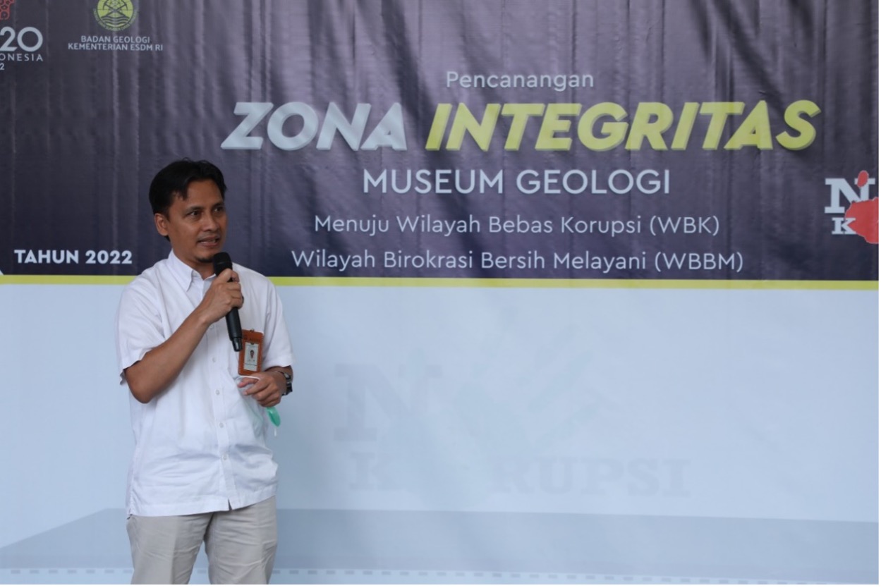 Museum Geologi Mencanangkan Zona Integritas 2022