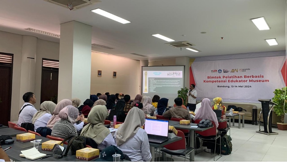 Museum Geologi Berpartisipasi Dalam Kegiatan Bimtek dan Sertifikasi Tenaga Bidang Museum Skema Edukator Museum di Museum Pendidikan Nasional UPI