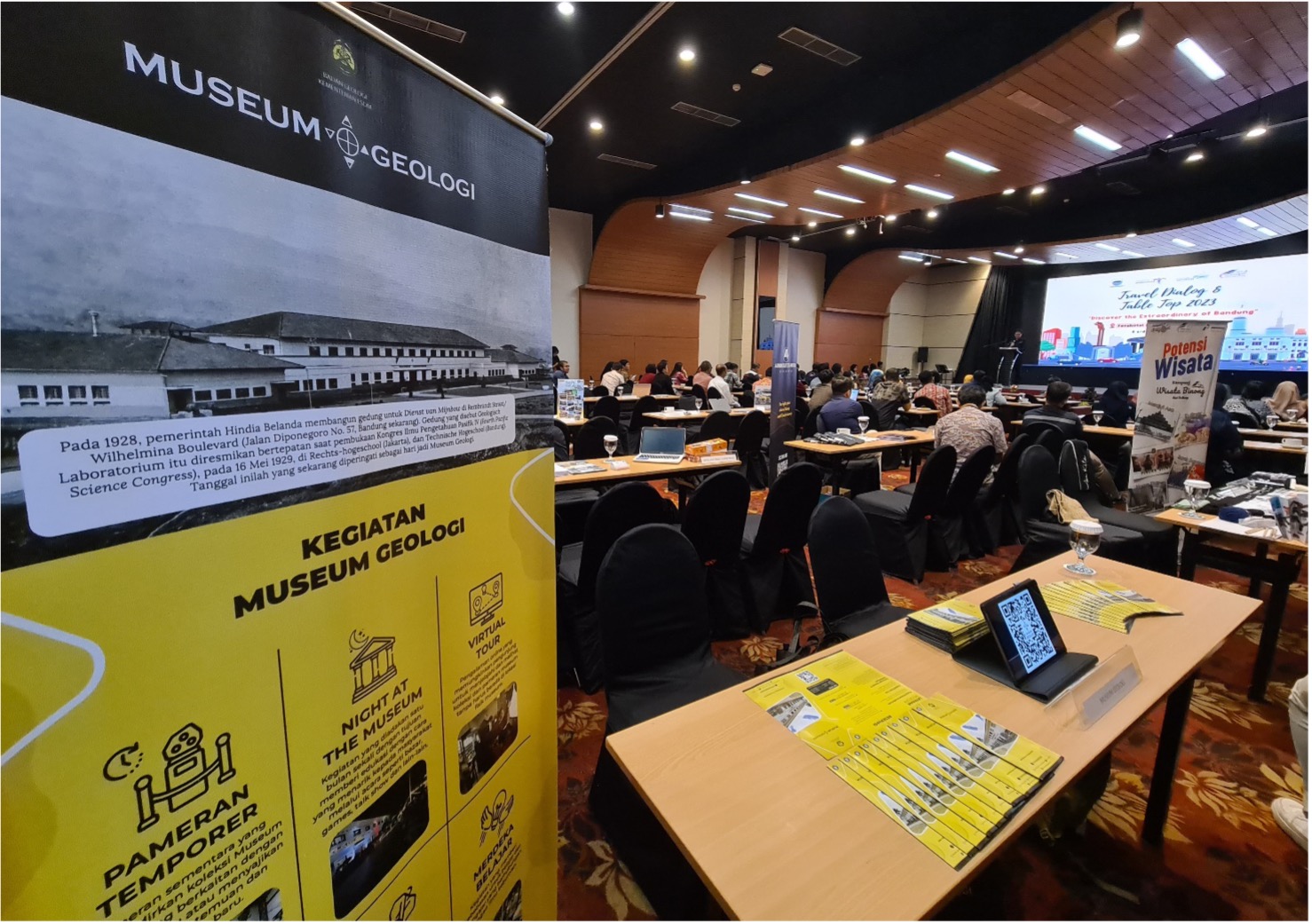 Museum Geologi Berpartisipasi dalam Travel Dialog dan Table Top Disbudpar Kota Bandung
